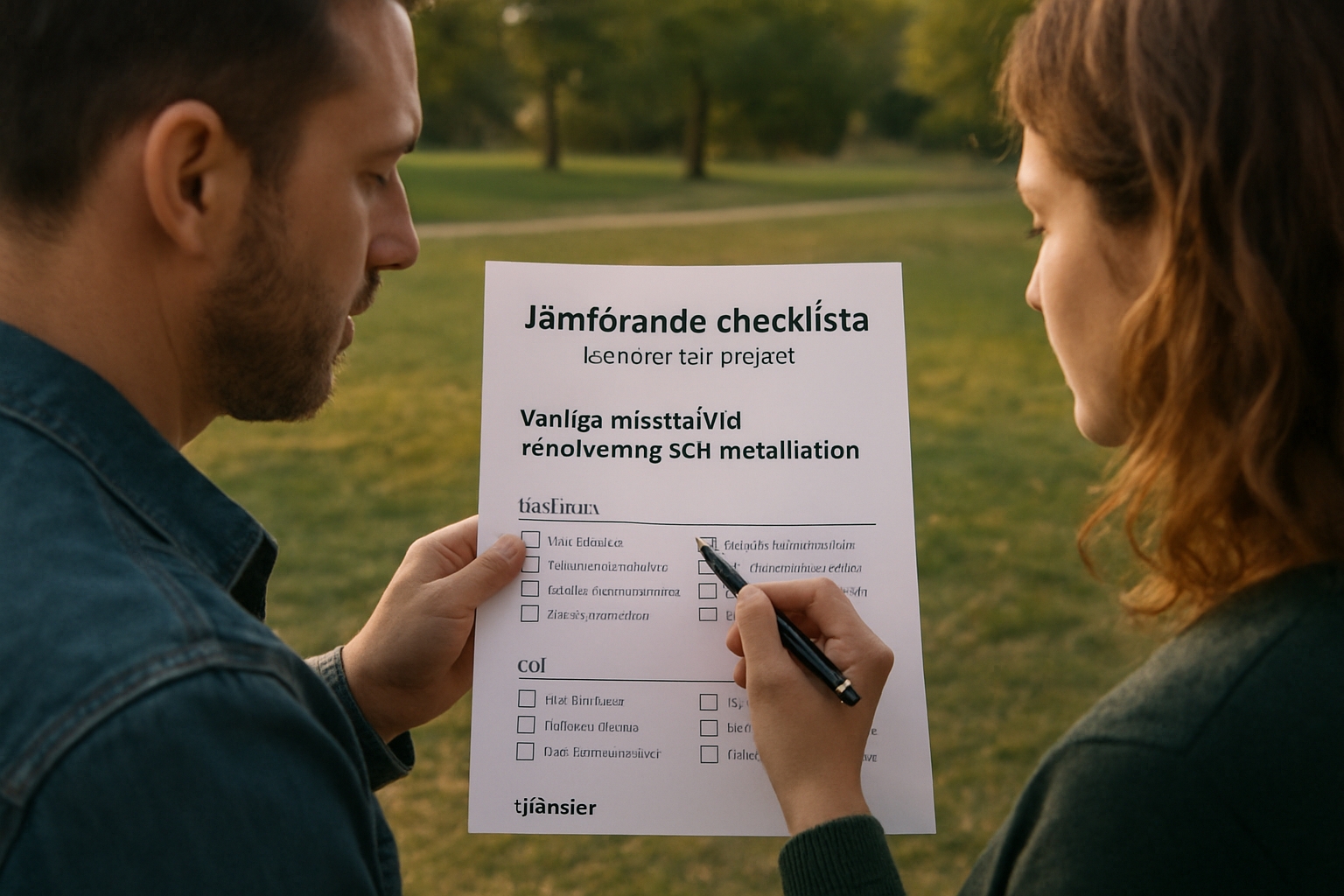 Jämförande checklista för färre fel i projekt med badrum, sol och tjänster